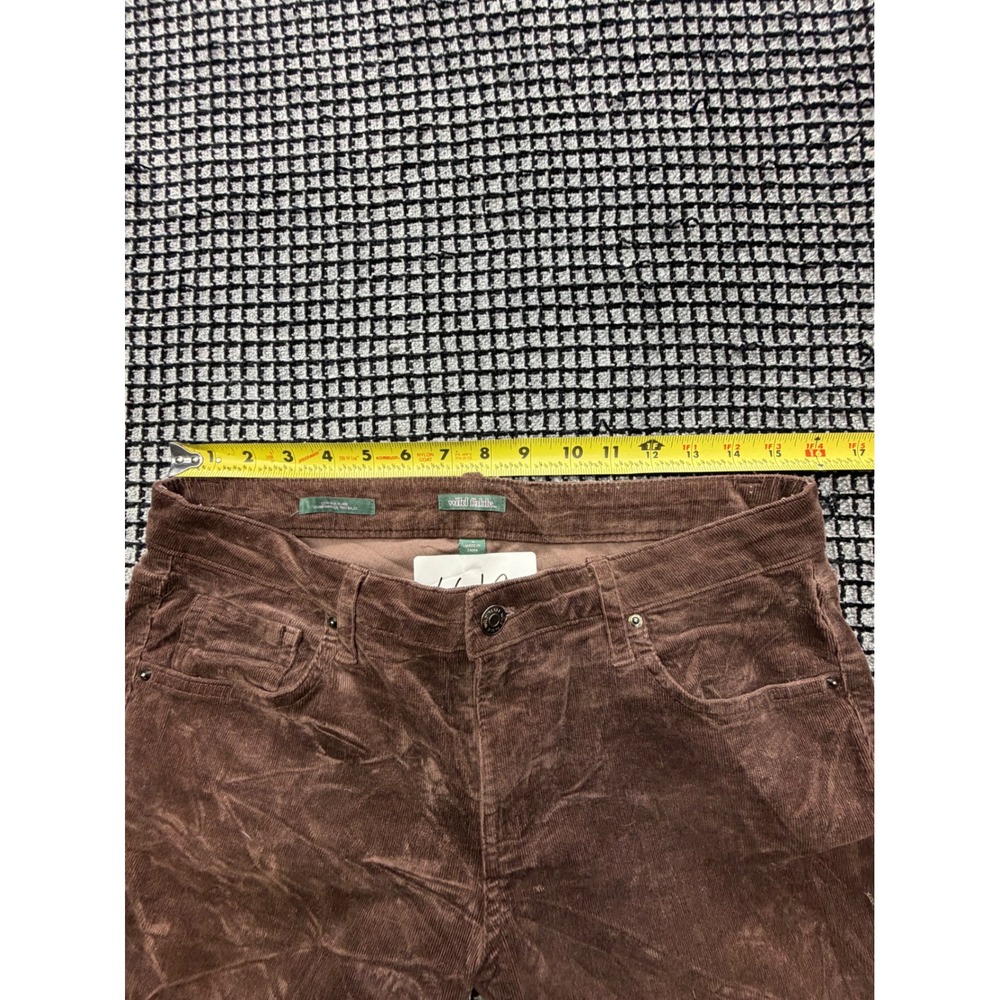 wild fable Brown Corduroy Bootcut Pants - Picture 4 of 8